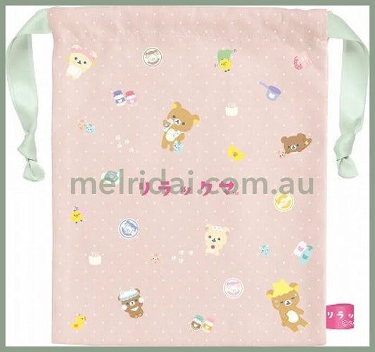 San-X | Nekoneko No Yu Kinchaku Pouch/Drawing Pouch 210 X 170Mm