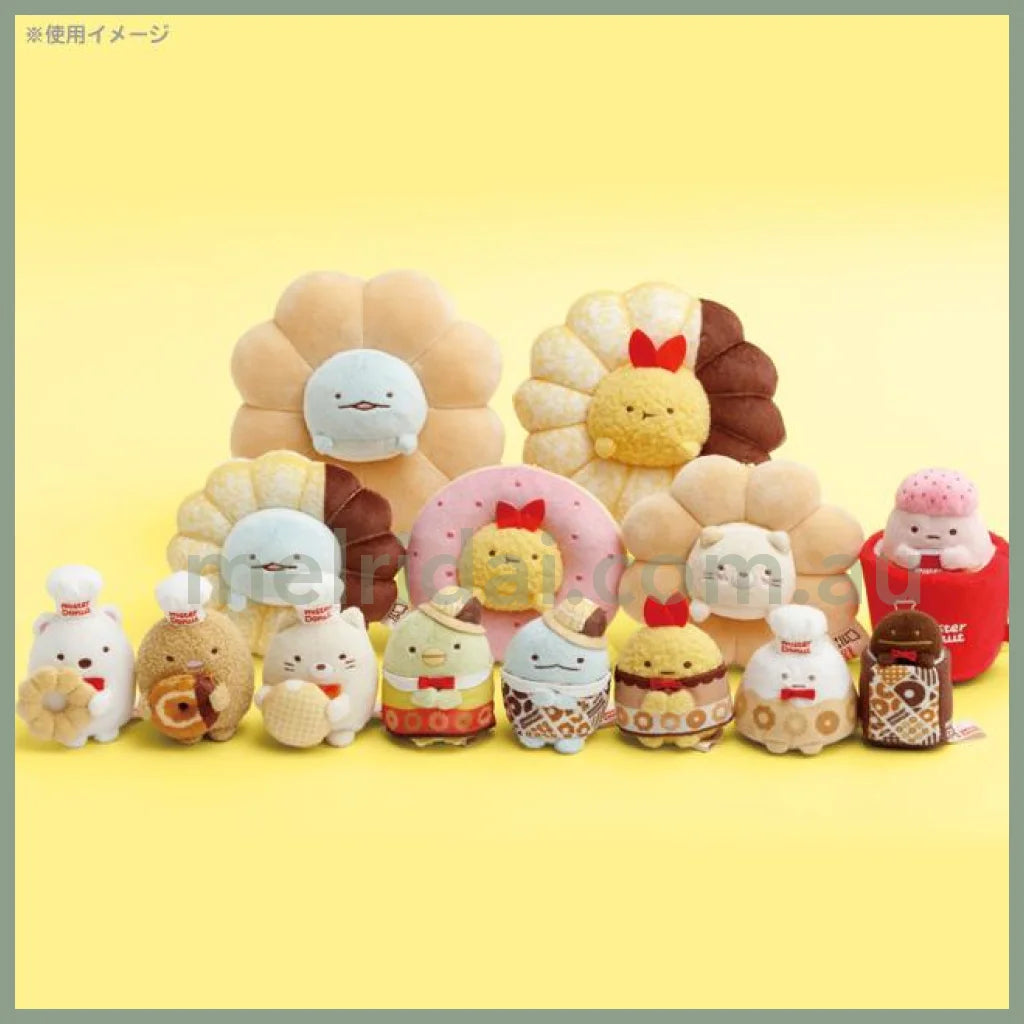 San-X | Plush Tenori Penguin? Mister Donut X Sumikko Gurashi 角落生物 甜甜圈系列 迷你玩偶/手玉/沙包玩偶 (Copy)