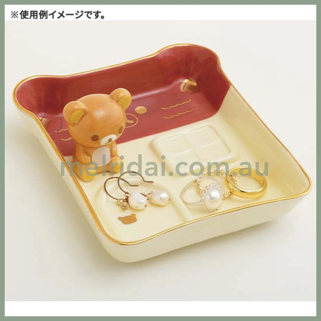 San-X | Rilakkuma Accessory Tray / Holder 60×140×125Mm (Lovely House)