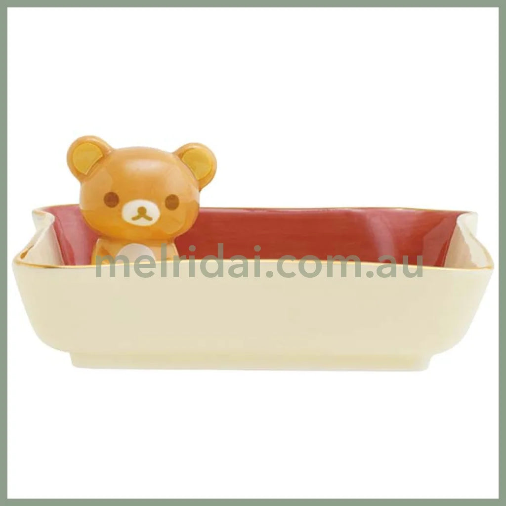 San-X | Rilakkuma Accessory Tray / Holder 60×140×125Mm (Lovely House)