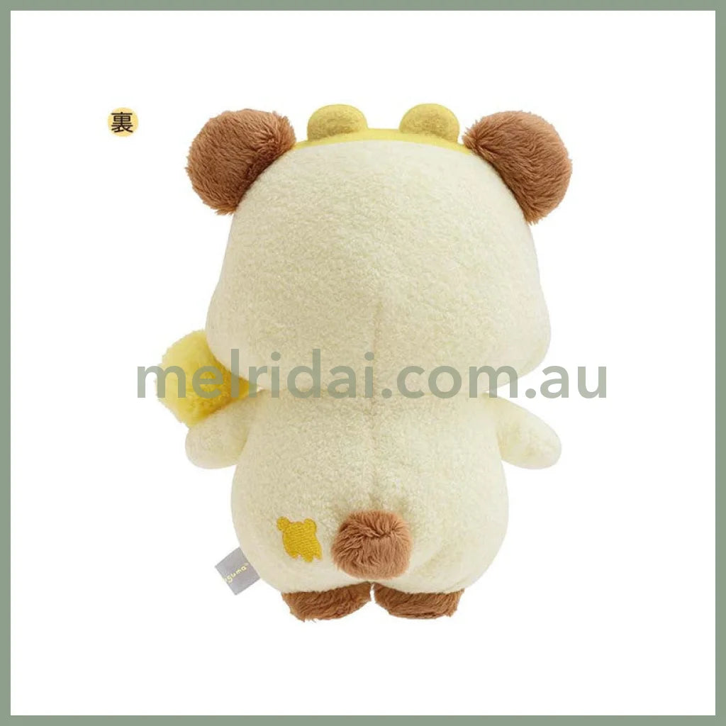 San-X | Rilakkuma Chairoikoguma Plush Toy 160 × 135 80 Mm (Dandelions And Twin Hamsters)