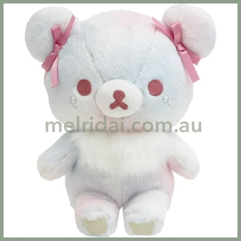 San-X | Rilakkuma Chairoikogumasan Plush Toy 210 X 160 120Mm (Osorano Kururin Wataame/Sky Curly