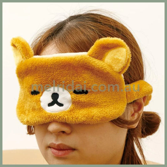 San-X | Rilakkuma Deep Sleep Eye Mask 180Mm X 240Mm (Daradara Lazy Peaceful Good Night Bedside)