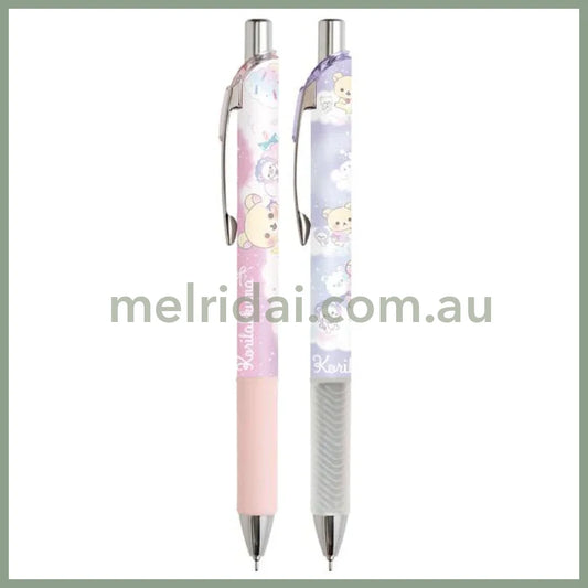 San-X | Rilakkuma Energel Ballpoint Pen 0.5Mmblack (Osorano Kururin Wataame/Sky Curly Cotton Candy)