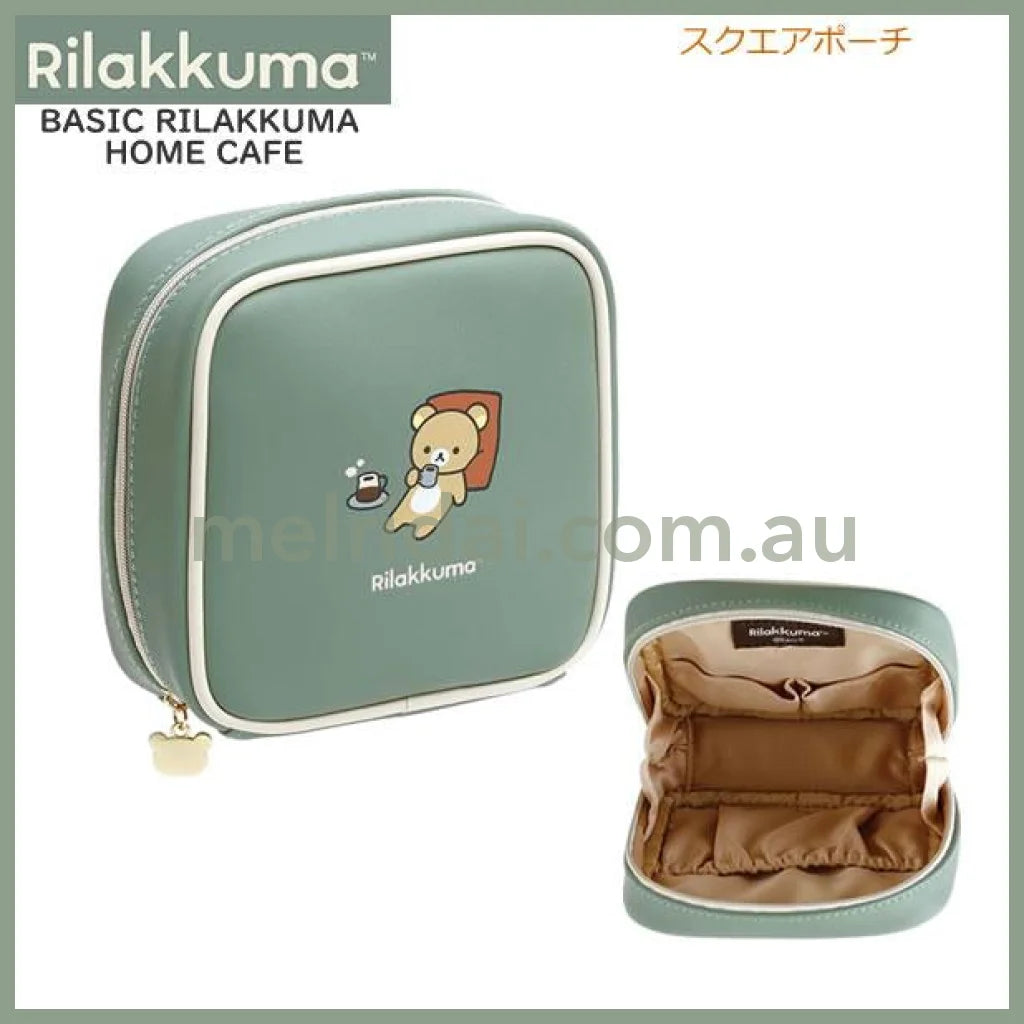 San-X | Rilakkuma Home Cafe Square Pouch 140*140*55Mm /