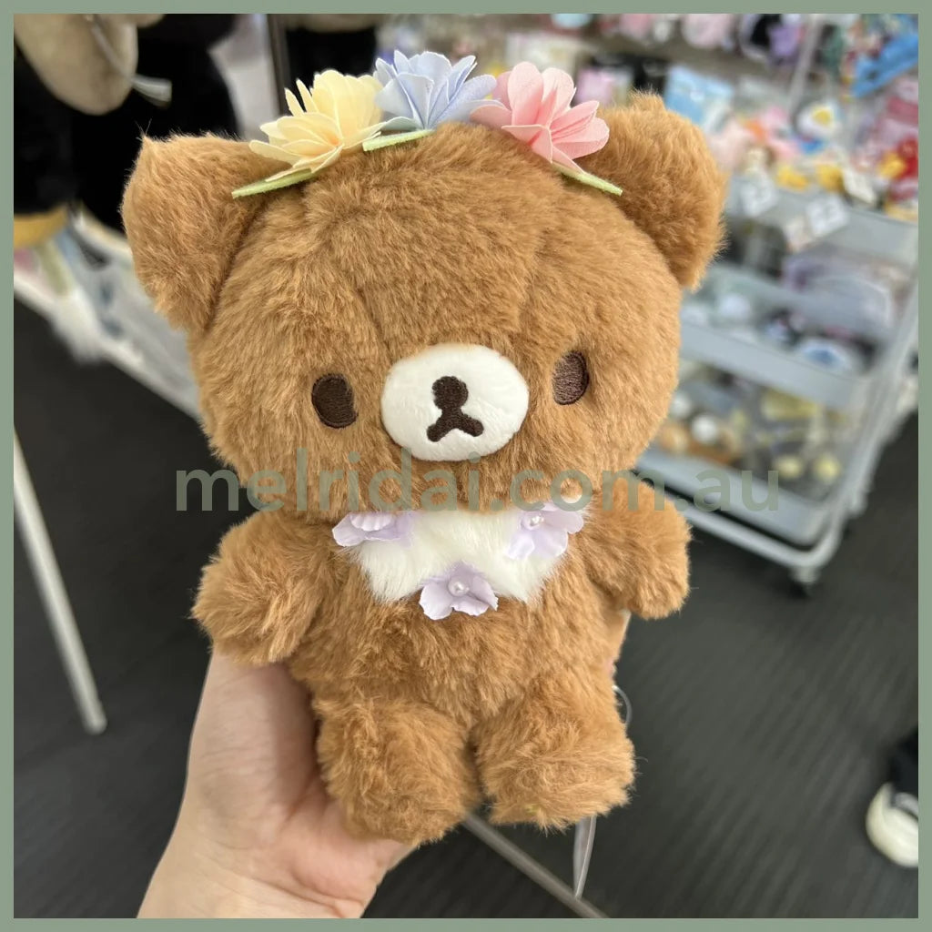 San-X | Rilakkuma Kori-Kogu Plush Korilakkuma (Flower Tea Time) H190 X W160 D100Mm / ()