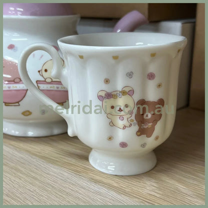 San-X | Rilakkuma Kori-Kogu Tea Pot & Cup (Flower Time) / ()