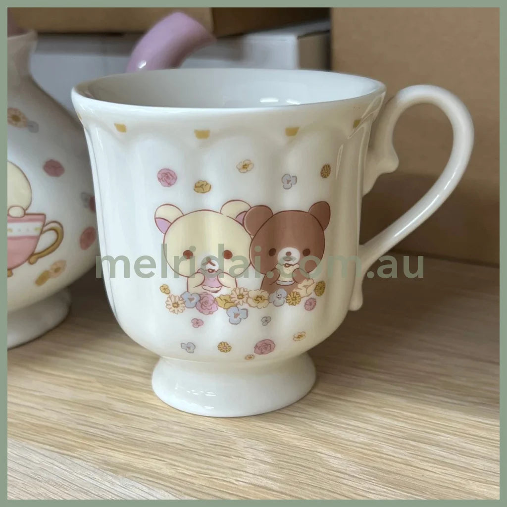 San-X | Rilakkuma Kori-Kogu Tea Pot & Cup (Flower Time) / ()