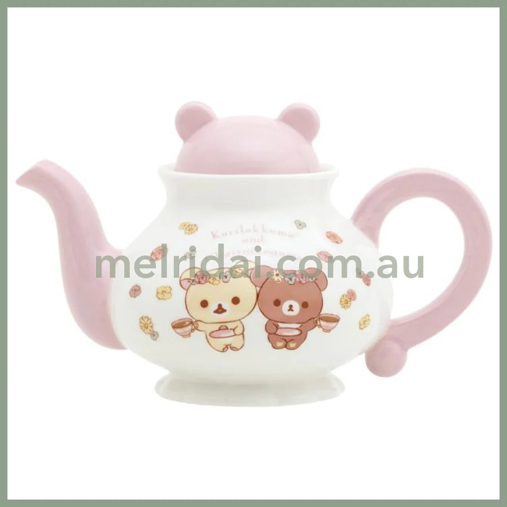 San-X | Rilakkuma Kori-Kogu Tea Pot & Cup (Flower Time) / ()