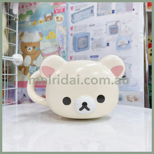 San-X | Rilakkuma Korilakkuma Face-Shaped Mug Cup 90×90Φ (Basic Rilakkuma Favorite Things)