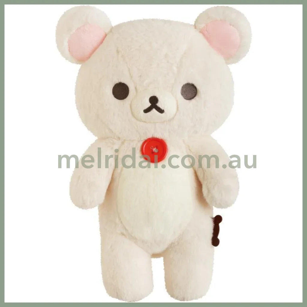 San-X | Rilakkuma Korilakkuma Fluffy Plush Doll M 345×230×125Mm (Lovely House)