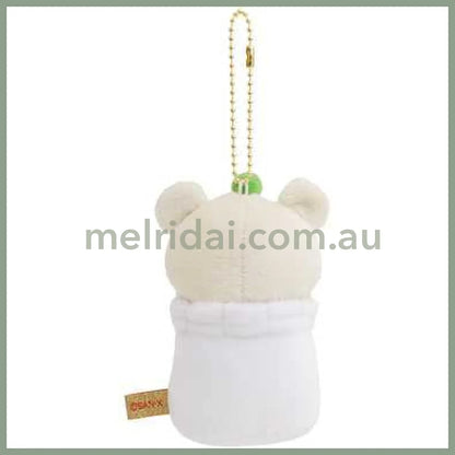 San-X | Rilakkuma Korilakkuma Mascot Holder Plush Keychain W70Mm×H110Mm×D55Mm (Chinese Style)