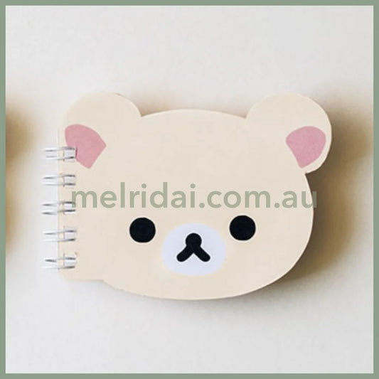 San-X | Rilakkuma Korilakkuma Ring Memo Pad/Notebook 74×97Mm 80 Sheets (Basic Rilakkuma Favorite