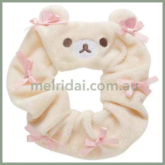 San-X | Rilakkuma Korilakkuma Scrunchie 130 X 130Mm (Osorano Kururin Wataame/Sky Curly Cotton Candy)