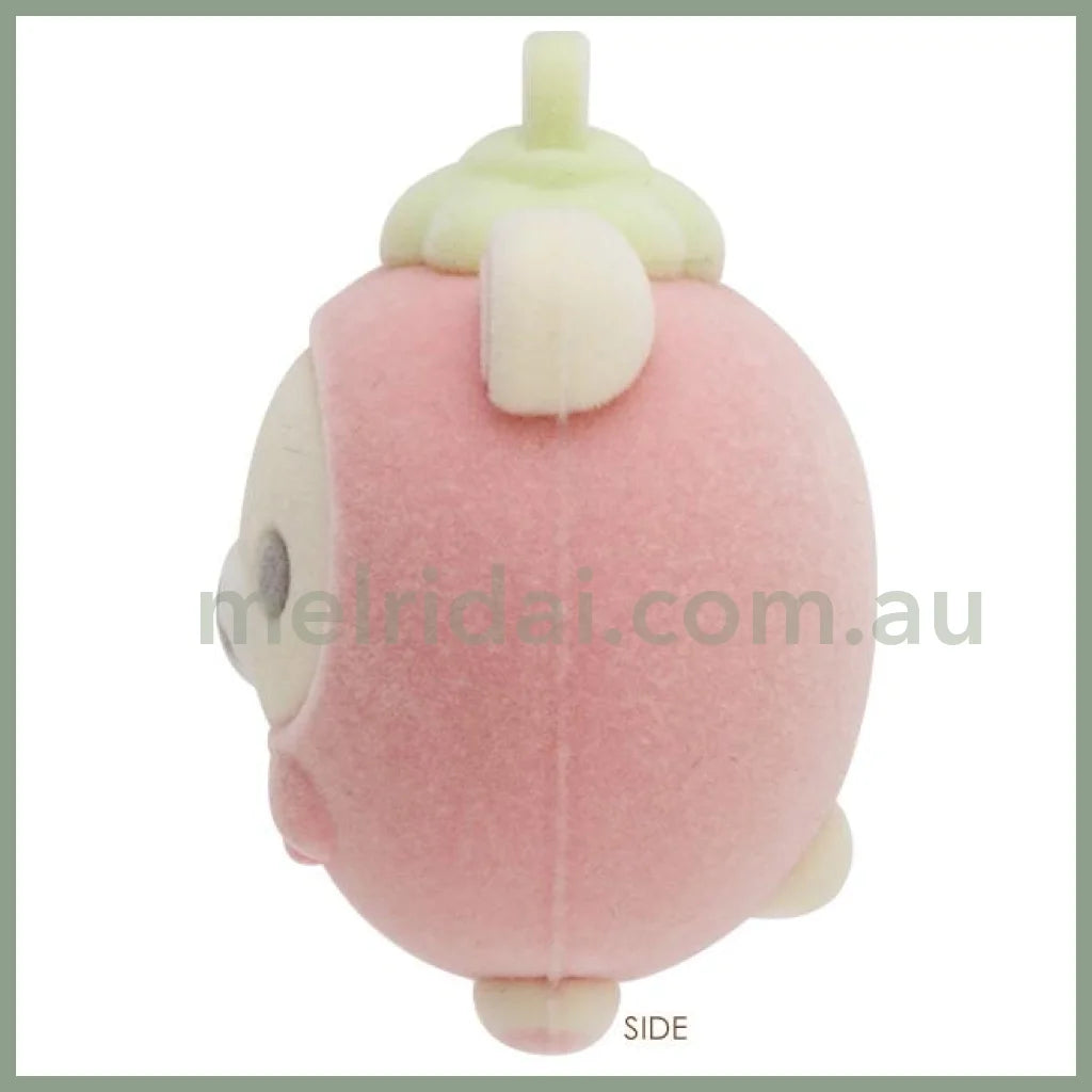 San-X | Rilakkuma Mascot Keychain (Korilakkuma Full Of Strawberry Day) 120×80×45Mm 轻松熊