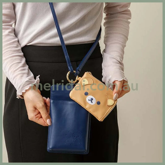 San-X | Rilakkuma Mobile Smartphone Shoulder Bag 180×110×10Mm /&/