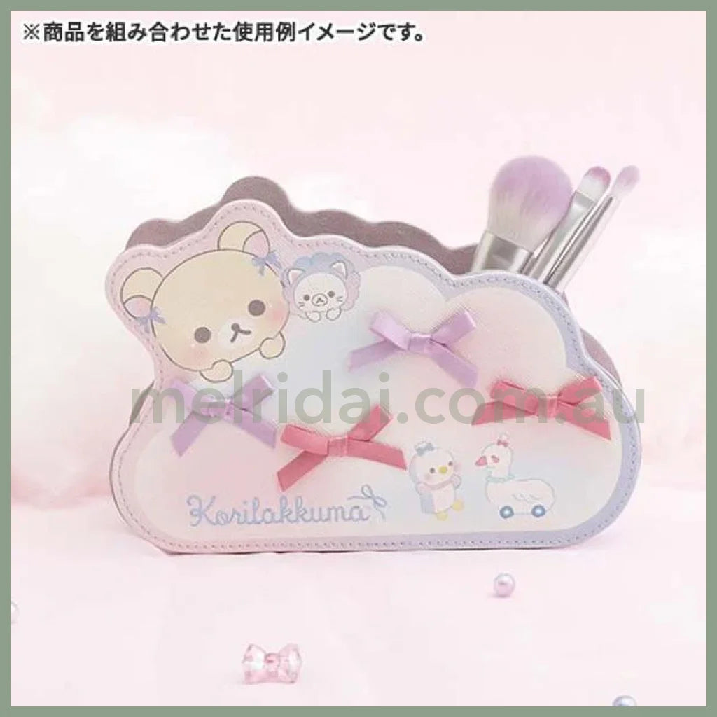 San-X | Rilakkuma Multi Pen Stand 130 X 190 70Mm (Osorano Kururin Wataame/Sky Curly Cotton Candy)