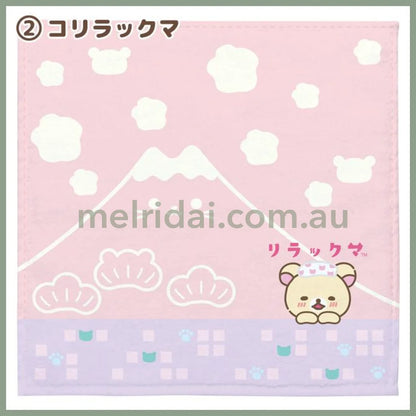 San-X | Rilakkuma Nekoneko No Yu Mini Towel 25*25Cm 100% / Pink