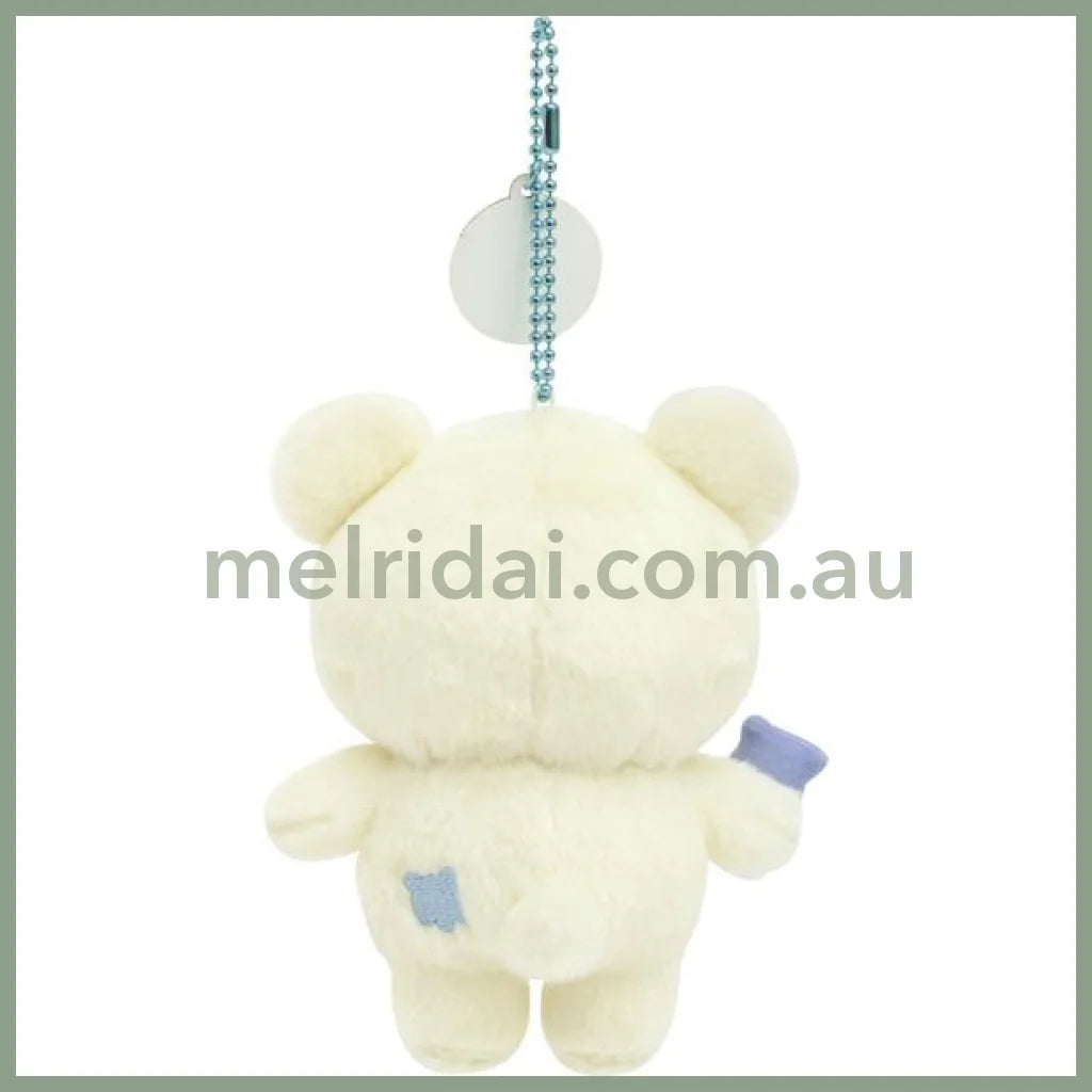 San-X | Rilakkuma Nekoneko No Yu Plush Keychain 120 X 95 65 Mm //