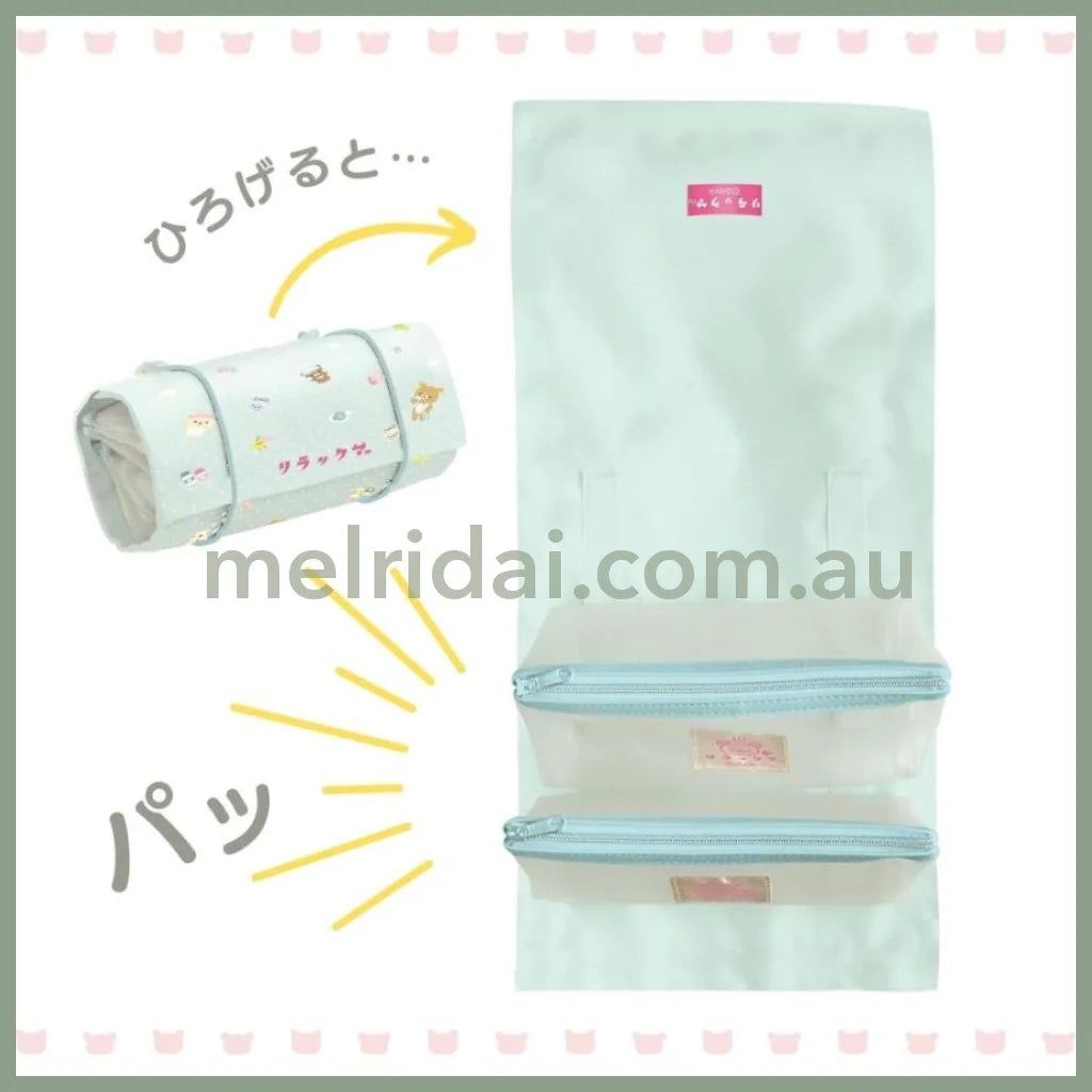 San-X | Rilakkuma Nekoneko No Yu Spa Pouch Set /