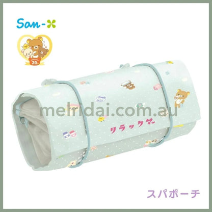 San-X | Rilakkuma Nekoneko No Yu Spa Pouch Set /