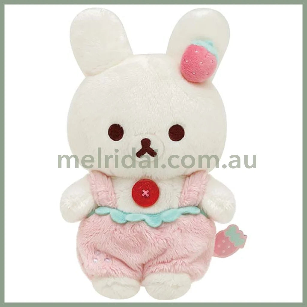 San - X | Rilakkuma Plush Doll Rabbit (Korilakkuma Full Of Strawberry Day) 190 X 120 90Mm 轻松熊