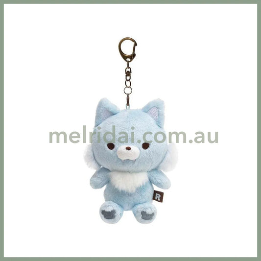 San-X | Rilakkuma Plush Keychain Aoikoookami 100X70X90 Mm /////