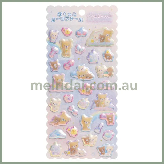 San-X | Rilakkuma Pukutto Aurora Stickers 200Mm X 95Mm (Sweets)