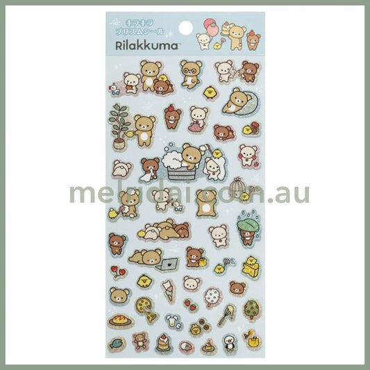 San-X | Rilakkuma Sparkling Prism Sticker Se63701