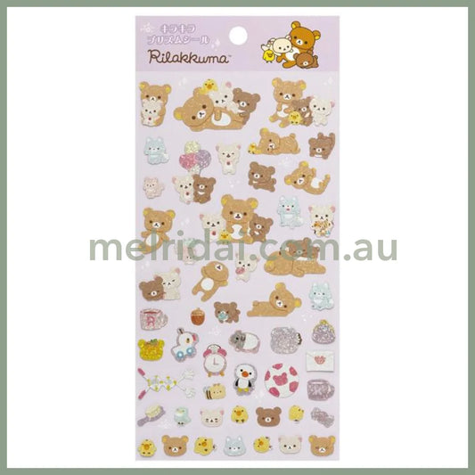 San-X | Rilakkuma Sparkling Prism Sticker Se63703