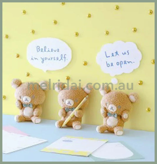 San-X | Rilakkumas Messages Poseable Plush 145×130×80Mm Pose