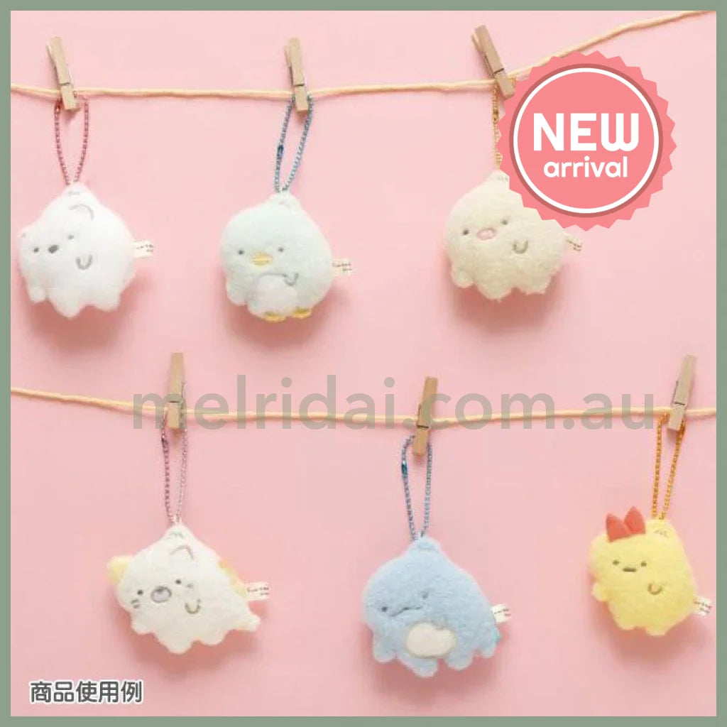 San-X | Sumikko Gurashi Abducted Mascot Strap Neko 80×75×35Mm (Sumikko Drawing)