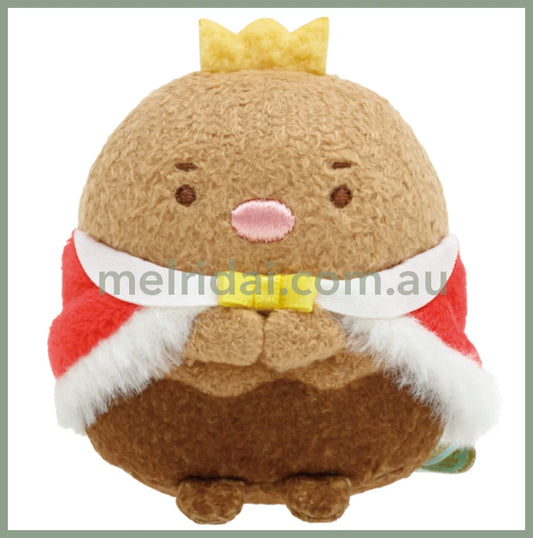 San-Xsumikko Gurashi Collection Food Kingdom! Tenori Plush Tonkatsu King 70*65*50Mm