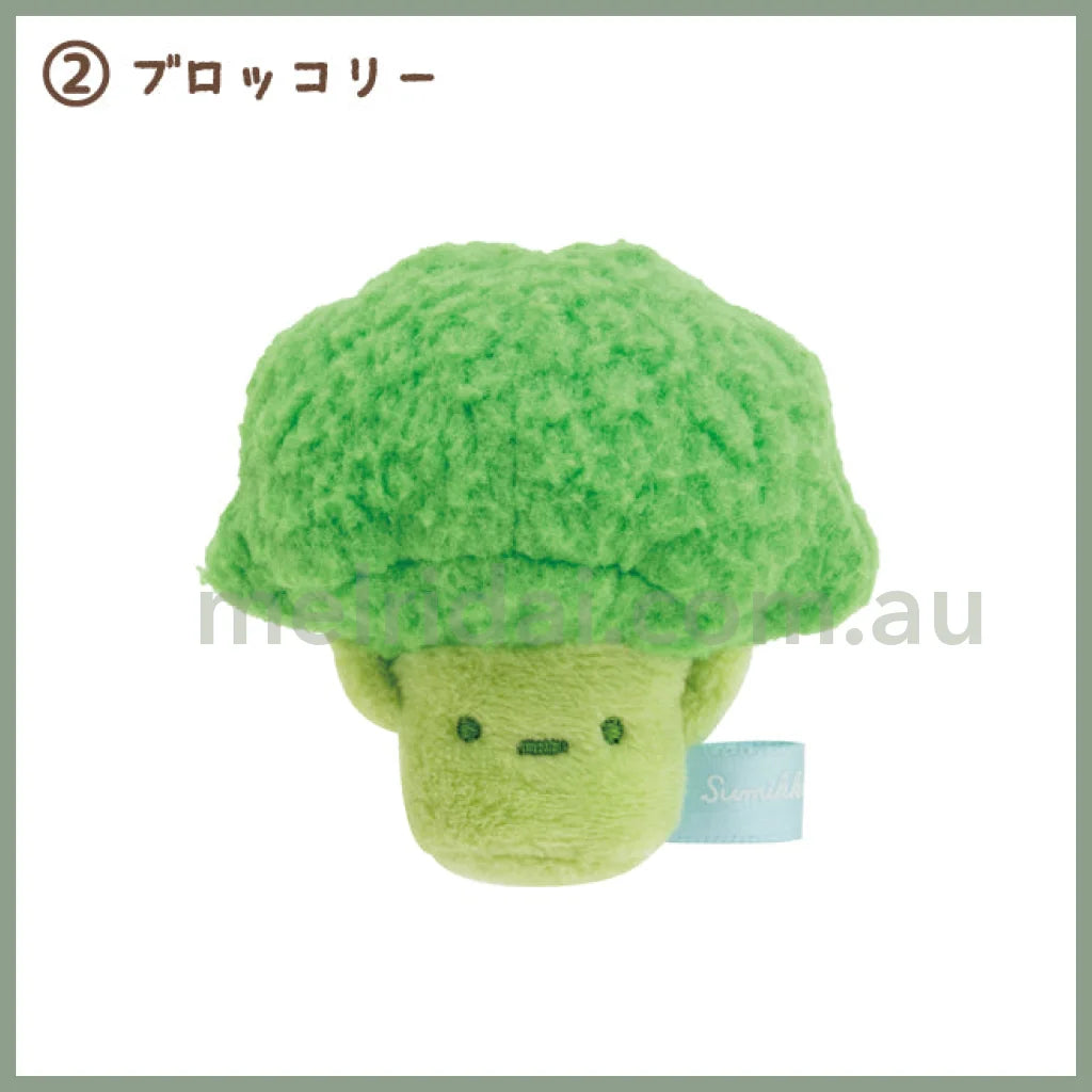 San-X | Sumikko Gurashi Market Plush Tenori 角落生物 手玉/小玩偶/小摆件（超市生活/便利店系列） Broccoli