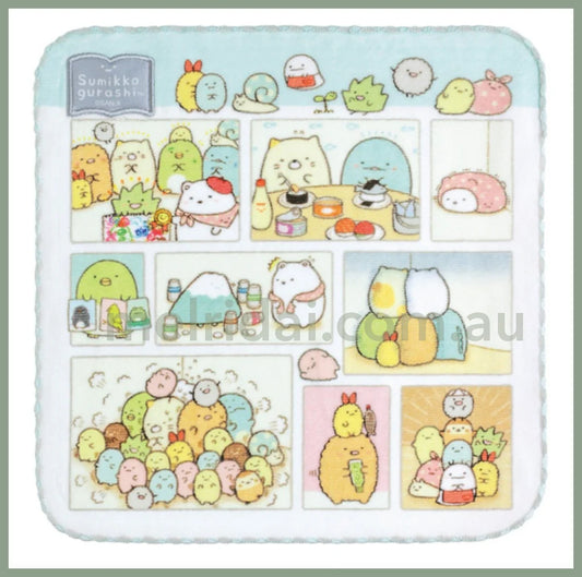 San-Xsumikko Gurashi Mini Towel 10Th Anniversary 25*25Cm 10 100%