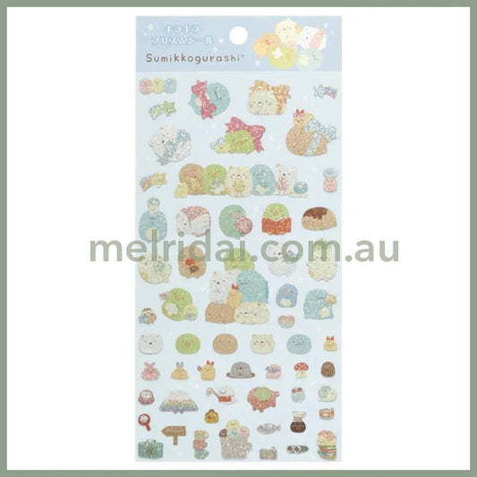 San-X | Sumikko Gurashi Sparkling Prism Stickers Set (Blue)