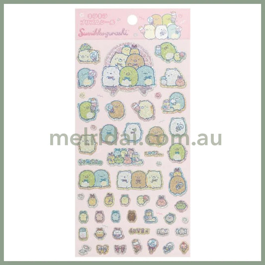 San-X | Sumikko Gurashi Sparkling Prism Stickers Set (Pink)