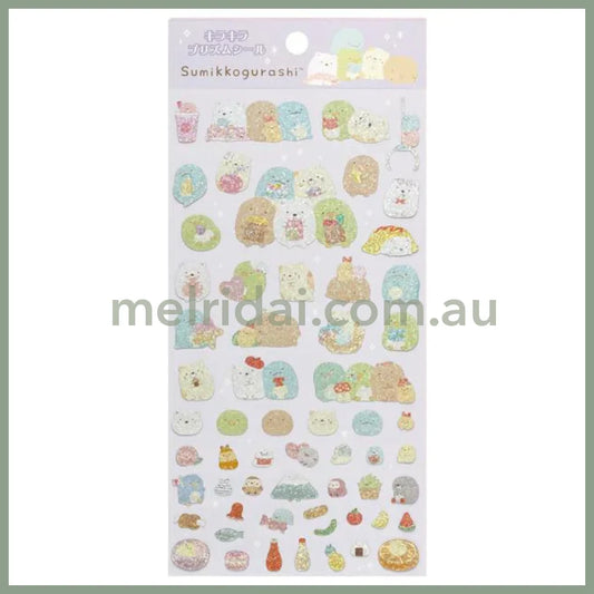 San-X | Sumikko Gurashi Sparkling Prism Stickers Set (Purple)