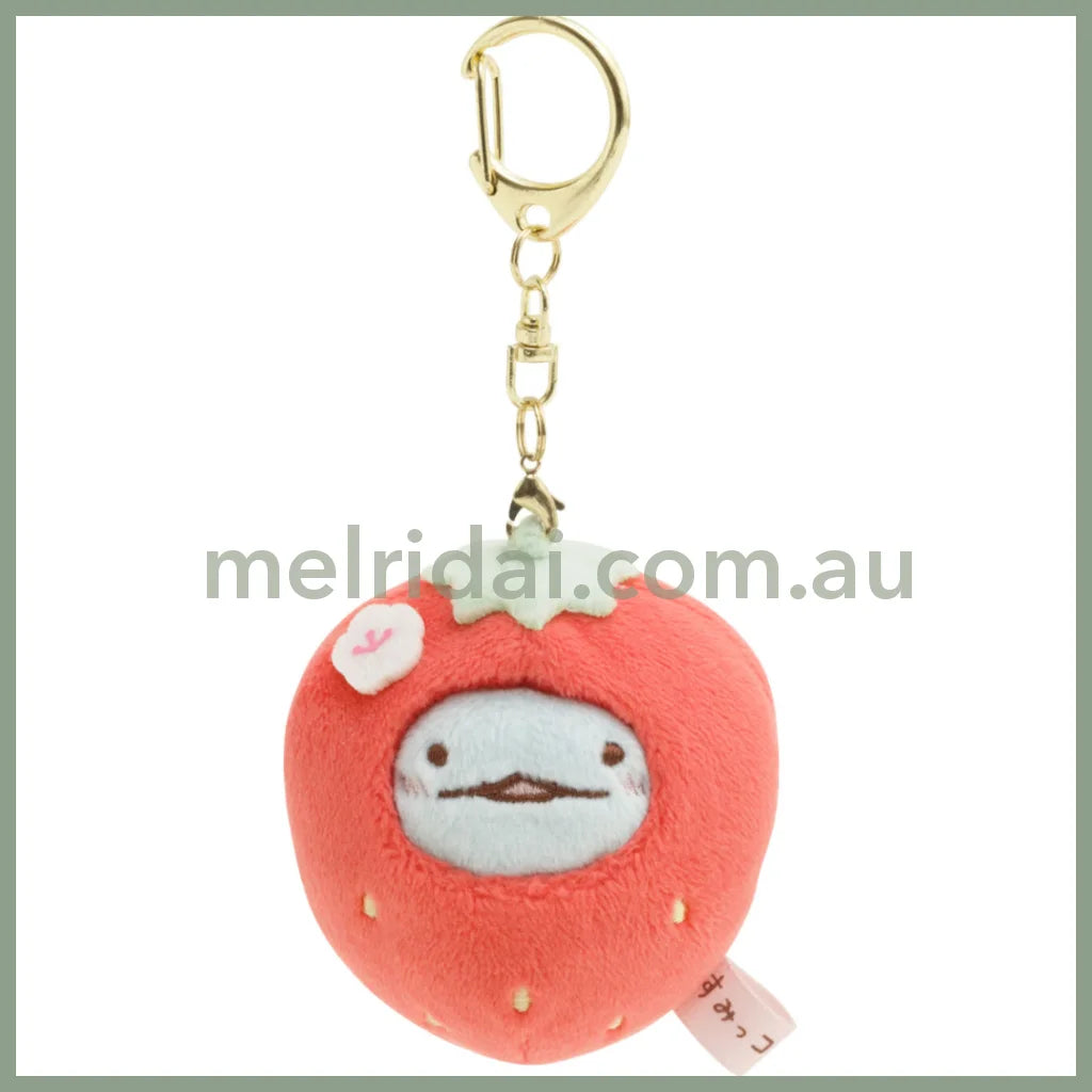 San - X | Sumikko Gurashi Tokage Mascot Holder Limted 角落生物 水龙草莓 毛绒挂件/包挂/钥匙链 大宰府限定