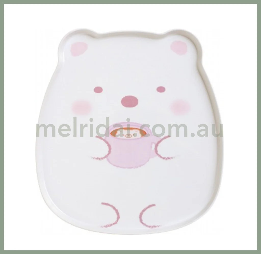 San-Xsumikko Gurashi Die-Cut Tray Bear Cafe 315×290×20Mm