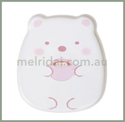 San-Xsumikko Gurashi Die-Cut Tray Bear Cafe 315×290×20Mm