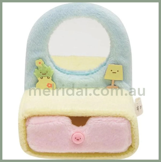 San-Xsumikko Gurashi Mini Plush Doll Dresser With Mirror 90×75×60Mm