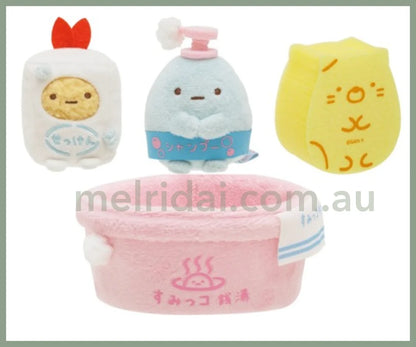 San-Xsumikko Gurashi Plush Doll Set Public Bath Sento Set