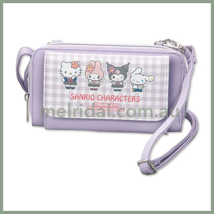 Sanrio | 2 Way Shoulder Bag 11Cm*20Cm*2Cm 日本三丽鸥 合皮 两用挎包/手提包 多卡槽（平成高校）