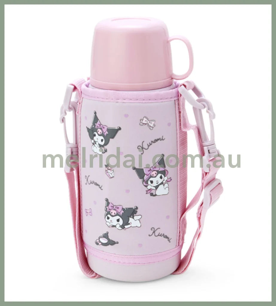 Sanrio2Way Stainless Steel Water Bottle With Pouch 670Ml