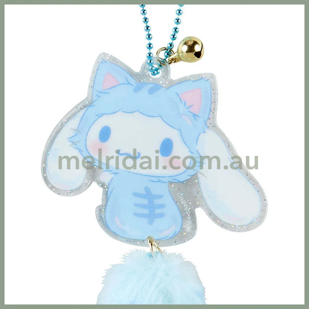 Sanrio | Acrylic Charm With Tail & Bell (Love Neko Series) 6.8 X 0.3 5.5 Cm 3 2 8 日本三丽鸥