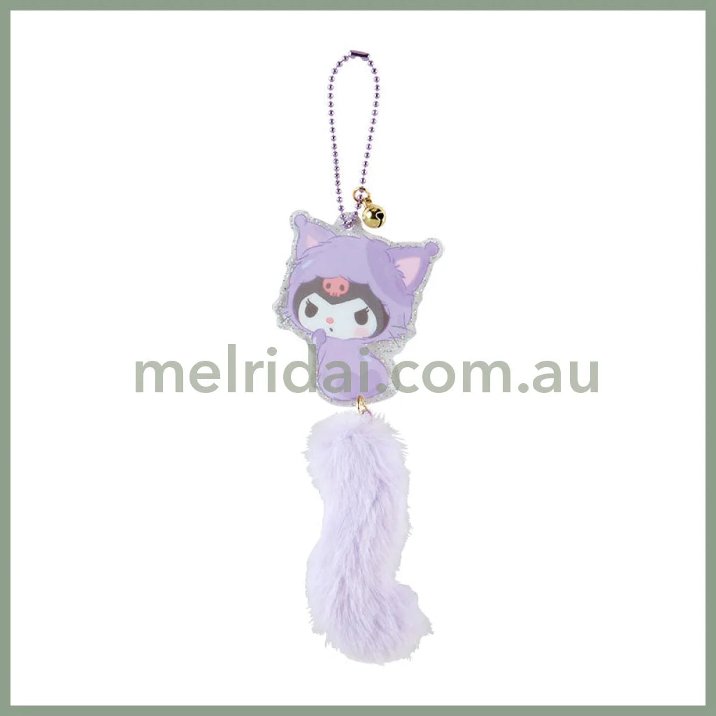 Sanrio | Acrylic Charm With Tail & Bell (Love Neko Series) 6.8 X 0.3 5.5 Cm 3 2 8 日本三丽鸥