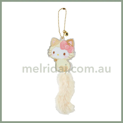 Sanrio | Acrylic Charm With Tail & Bell (Love Neko Series) 6.8 X 0.3 5.5 Cm 3 2 8 日本三丽鸥