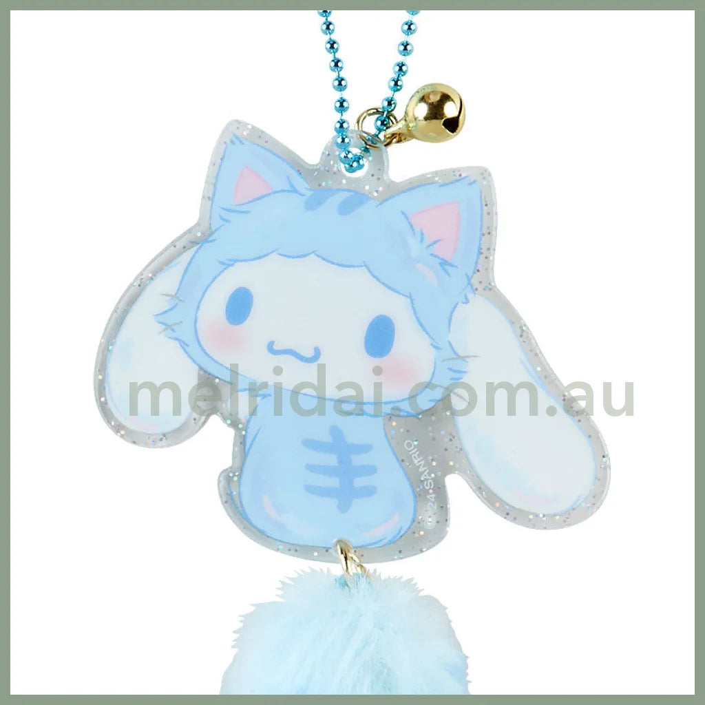 Sanrio | Acrylic Charm With Tail & Bell (Love Neko Series) 6.8 X 0.3 5.5 Cm 3 2 8 日本三丽鸥