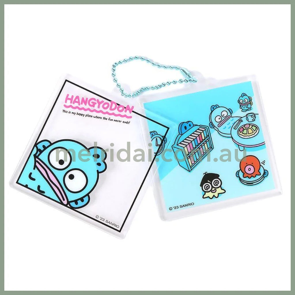 Sanrio | Acrylic Keychain Hangyodon (Gyodon Room) 6×0.5×6.5Cm /